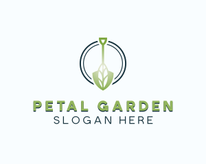 Lawn Shovel Landscaping logo design