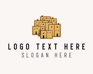 Structure - Traditional Housing Structure logo design