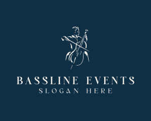 Cello Musician Concert logo