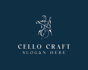 Cello Musician Concert logo