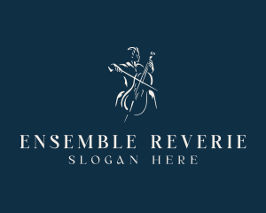 Cello Musician Concert logo