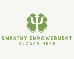 Clover Therapy Psychology logo design