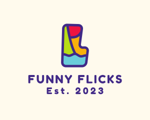 Colorful Letter L logo