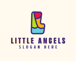 Colorful Letter L logo design