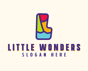 Colorful Letter L logo design