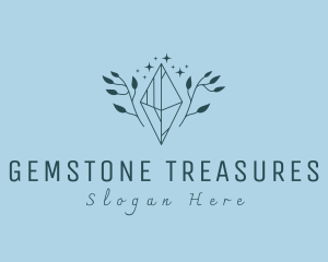 Premium Gemstone Jewelry Crystal logo design