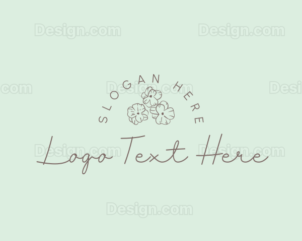 Elegant Feminine Flower Logo