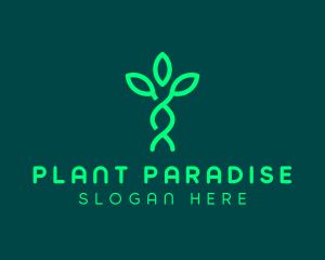 Biotech DNA Plant logo design