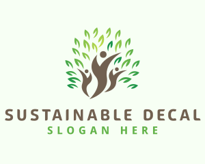 Tree People Sustainability  logo design