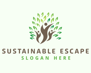 Tree People Sustainability  logo design