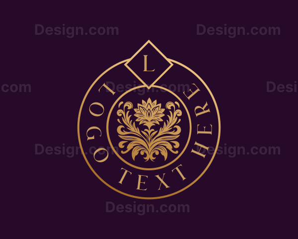 Elegant Floral Boutique Logo