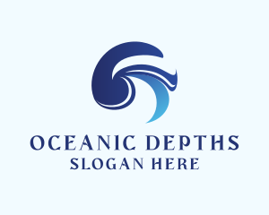 Aquatic Wave Ocean logo design