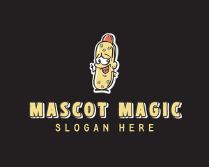 Hot Dog Mascot logo design