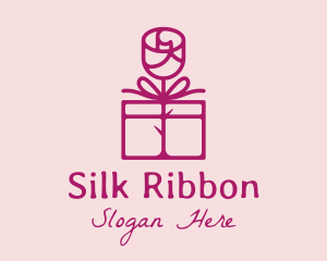 Rose Box Gift  logo design