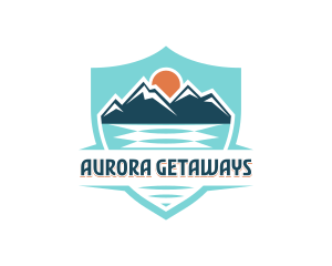 Travel Getaway Mountain logo design