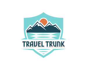 Travel Getaway Mountain logo design