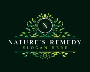 Natural Leaf Salon logo design