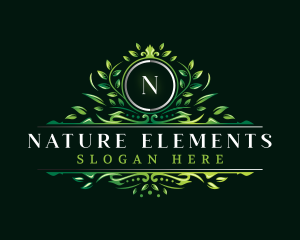 Natural Leaf Salon logo design