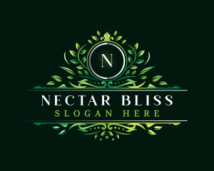 Natural Leaf Salon logo design