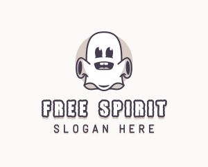 Ghost Halloween Costume logo design