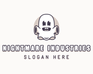 Ghost Halloween Costume logo design