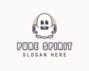 Ghost Halloween Costume logo design