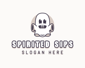 Ghost Halloween Costume logo design