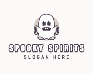 Ghost Halloween Costume logo design