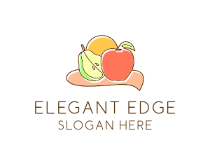 Fruit Food Grocery logo design