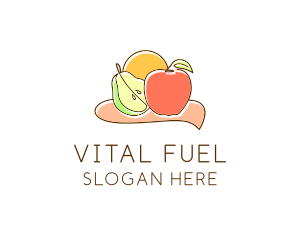 Fruit Food Grocery logo design