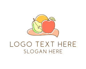 Nutrition - Fruit Food Grocery logo design