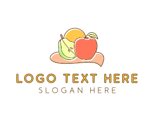 Fruit Food Grocery Logo