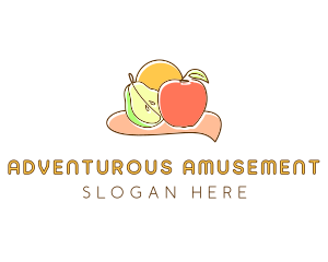 Fruit Food Grocery logo design