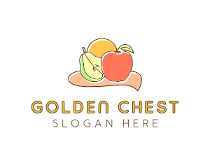 Fruit Food Grocery logo design