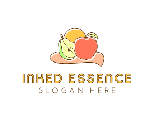 Fruit Food Grocery logo design