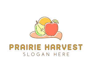 Fruit Food Grocery logo design