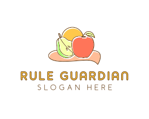 Fruit Food Grocery logo design