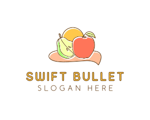 Fruit Food Grocery logo design