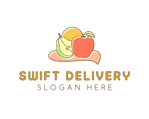 Fruit Food Grocery logo design