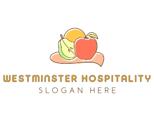 Fruit Food Grocery logo design