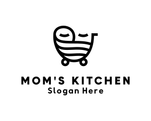Mom Baby Carriage logo