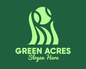 Green Tennis Grass logo