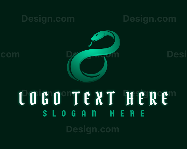Snake Serpent Loop Logo