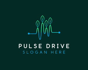 Eco Leaf Wave logo