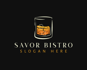 Bourbon Liquor Bar logo design