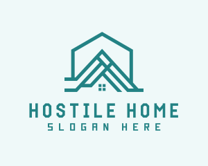 Roof Home Improvement logo design