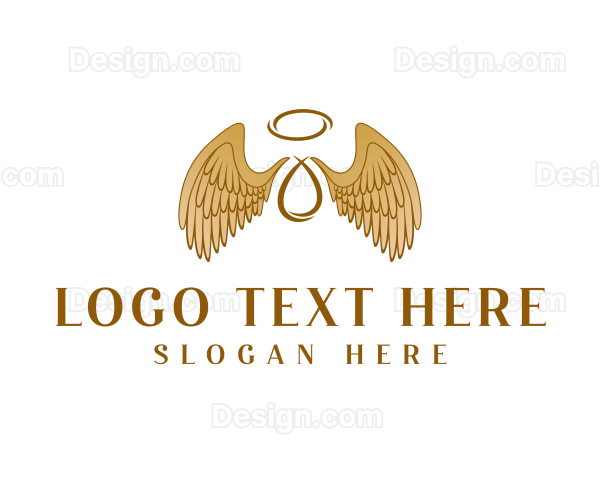 Holy Angel Wings Logo