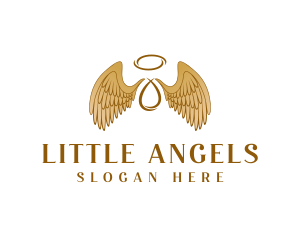 Holy Angel Wings logo design