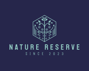 Eco Nature Plant Tree logo design