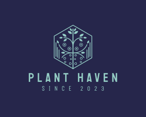 Eco Nature Plant Tree logo design